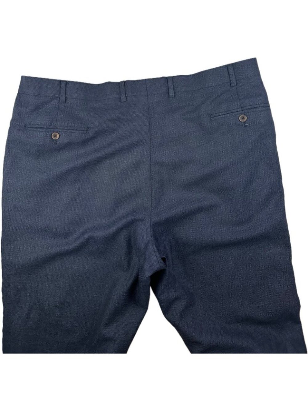 Ermenegildo Zegna 42x32 Blue Australian Wool Old Money Suit Trousers Mens Pants - Picture 5 of 9
